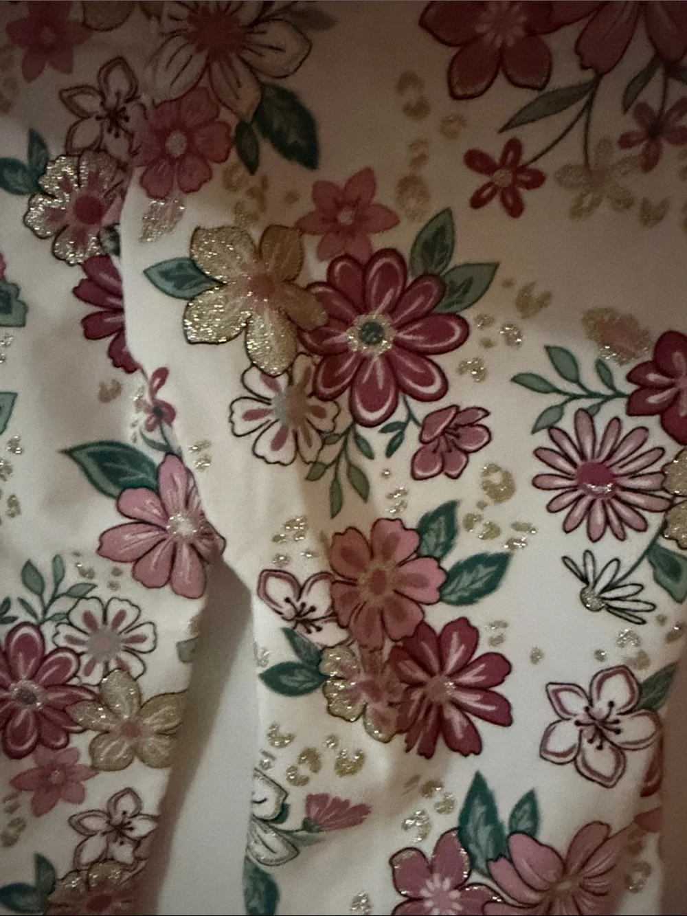 Isaac Mizrahi Pink Fox & Floral Girls' Pajama Set